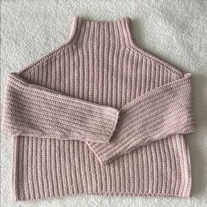 RD Style Cozy Pink Knit Sweater